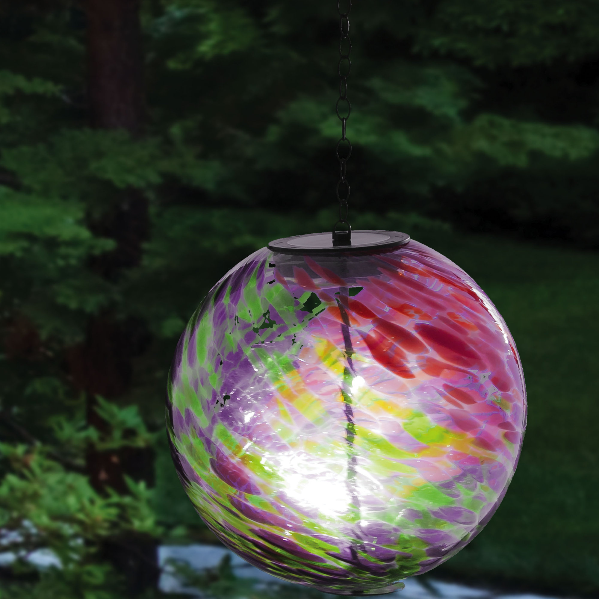 Evergreen Flag & Garden Hanging Solar Gazing Globe & Reviews Wayfair